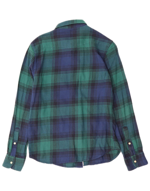 Lee Chemise en flanelle pour homme Petit coton à carreaux vert