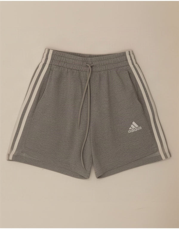 Adidas Sportsshorts til kvinder UK 4 XS Grå Flecked Bomuld