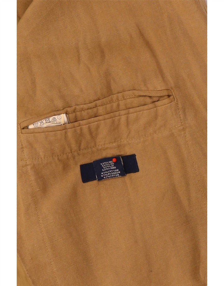Ανδρικό σακάκι Gant 2 Button Blazer IT 50 Large Brown Λευκό
