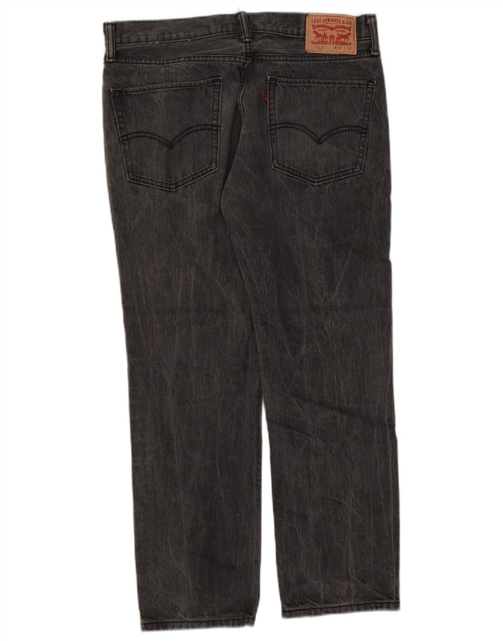 Levi's Herre 511 Slim Jeans W36 L28 Grå Bomuld