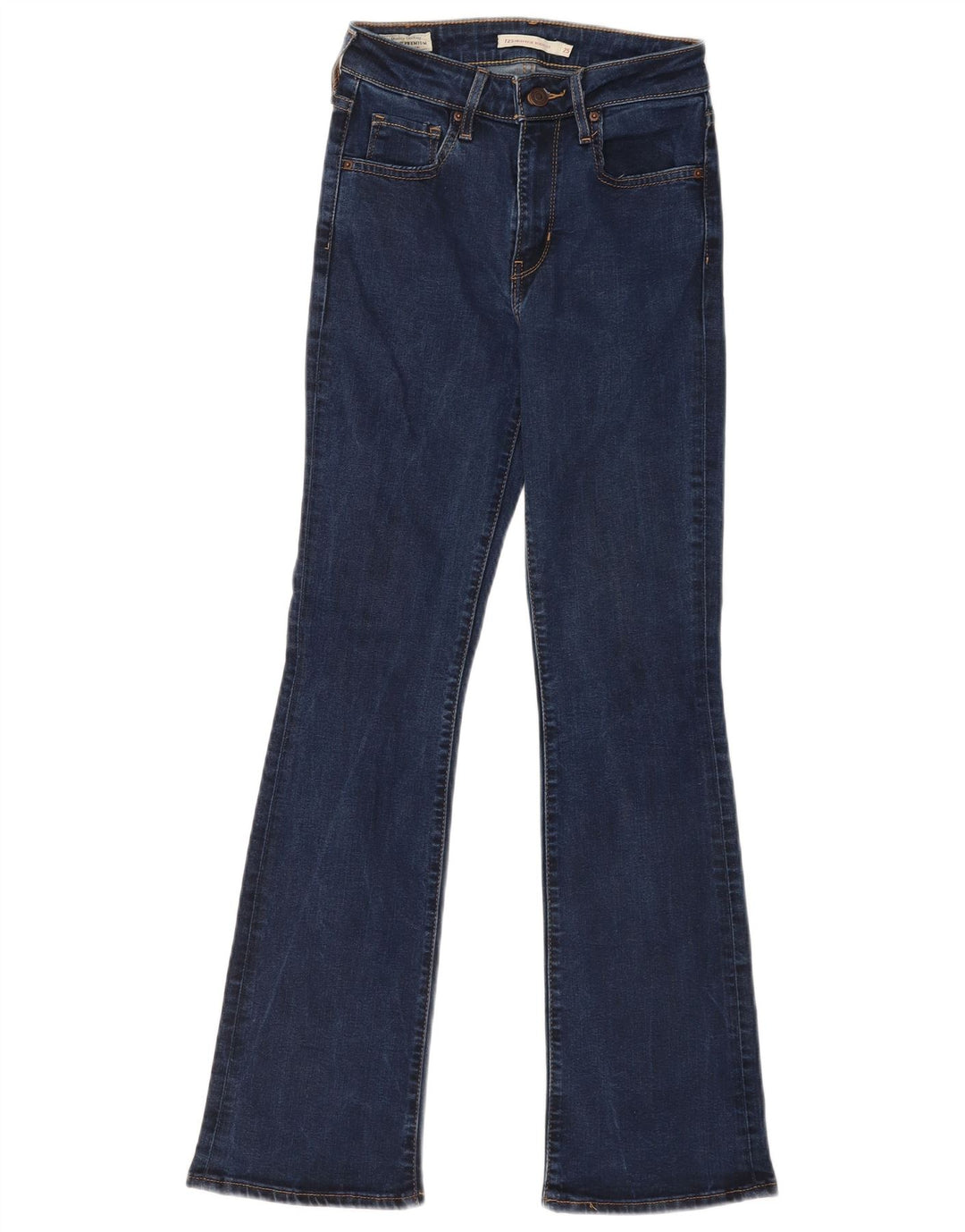 Jeans Levi's da donna 725 a vita alta bootcut W25 L30 Lyocell blu