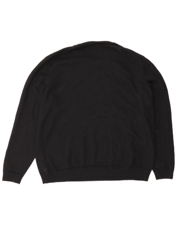 Hugo Boss Mens Crew Neck Jumper Sweater Medium Black