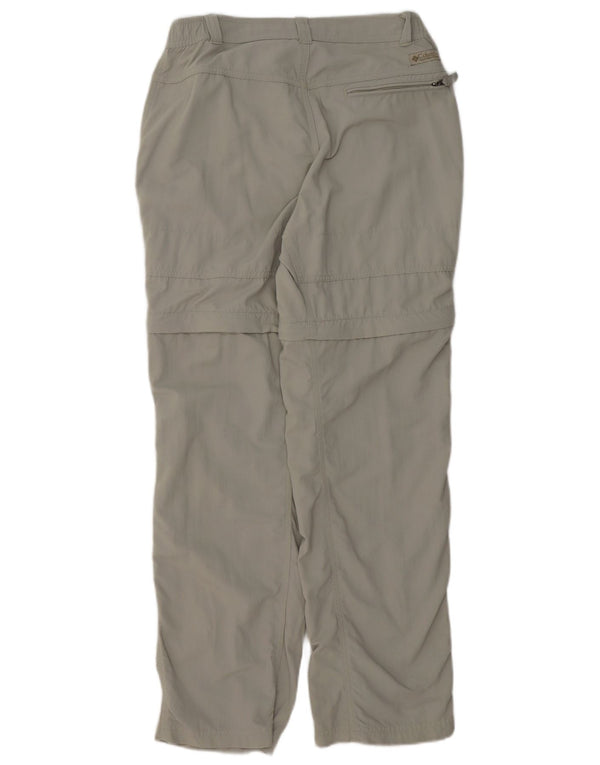 Pantaloni cargo dritti Columbia Omni Dry da uomo medi W32 L30 grigi