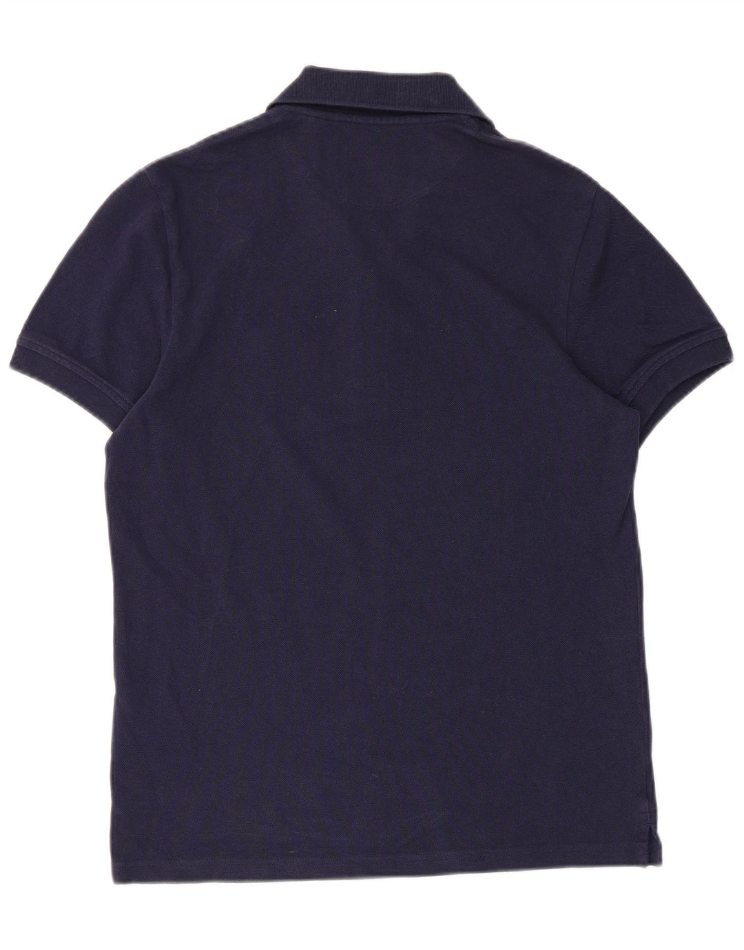 Lyle & Scott Mens Polo Shirt Small Navy Blue Cotton