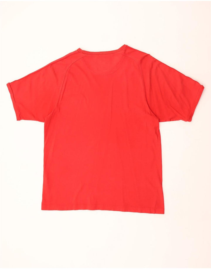 Champion Mens T-Shirt Top 2XL Red Cotton