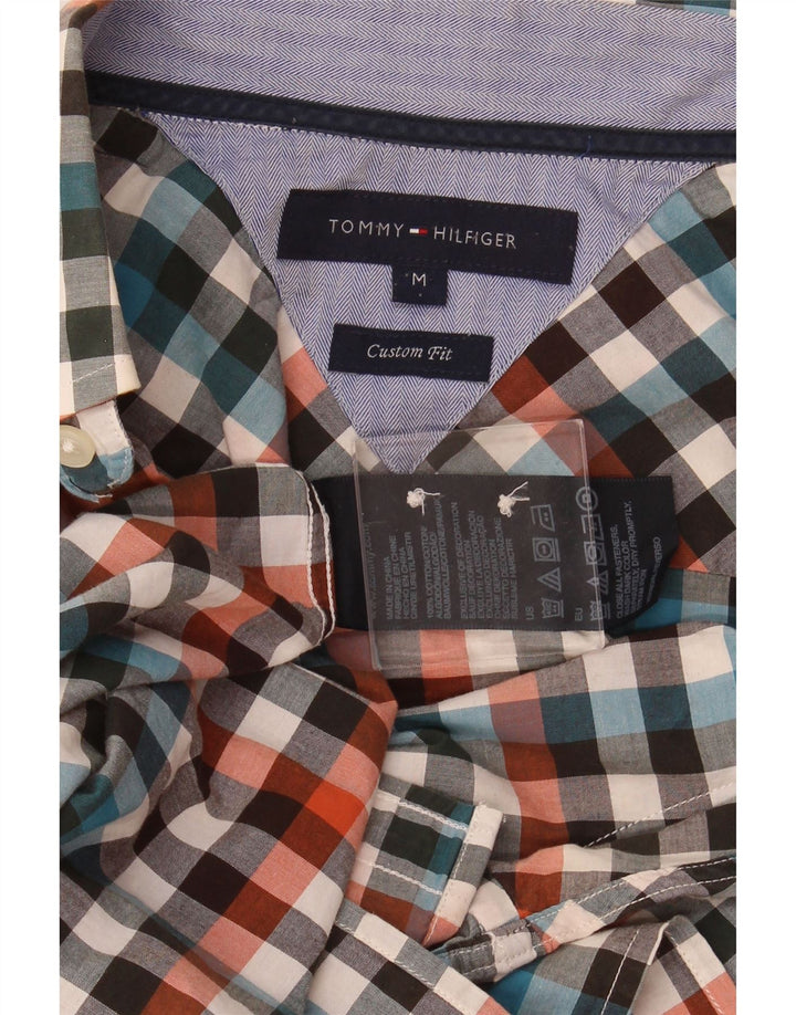 TOMMY HILFIGER Herre Custom Fit skjorte Medium flerfarvet ternet bomuld