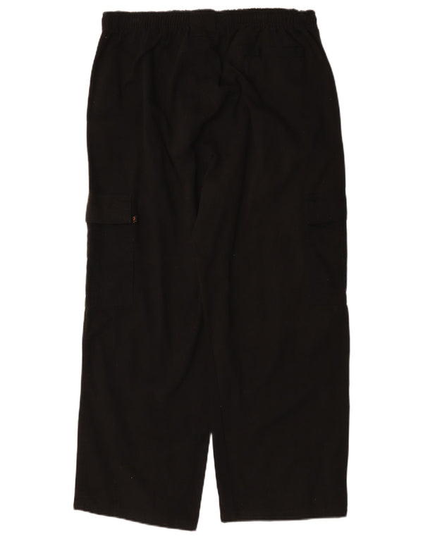 Farah Womens Wide Leg Cargo Trousers Large W34 L27 Black