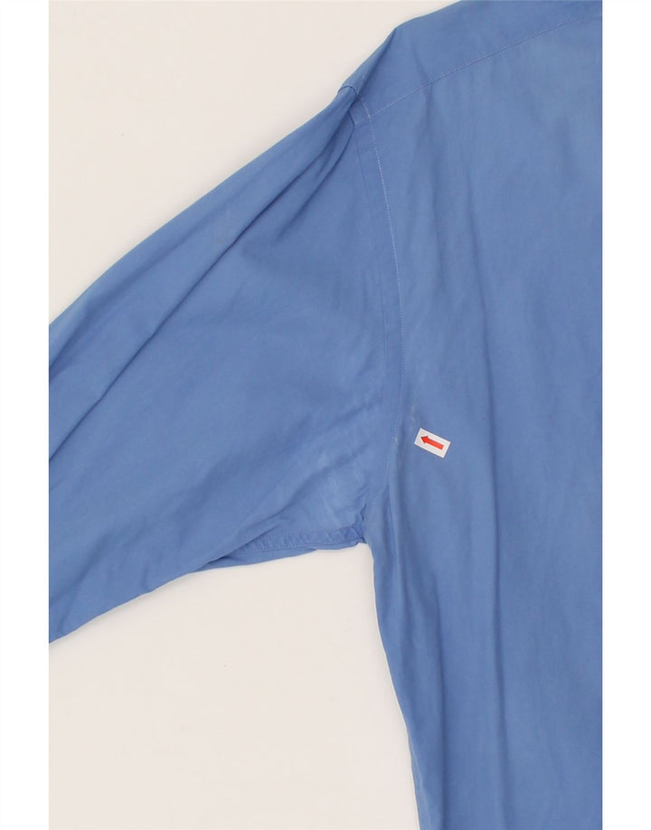 TOMMY HILFIGER Mens Shirt Large Blue Cotton Vintage Tommy Hilfiger and Second-Hand Tommy Hilfiger from Messina Hembry 