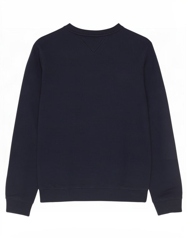 Tommy Hilfiger Mens Graphic Sweatshirt Jumper Large Navy Blue Cotton