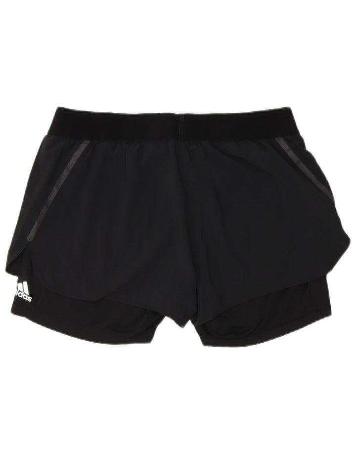 Adidas Womens Sport Shorts UK 14 Large Black