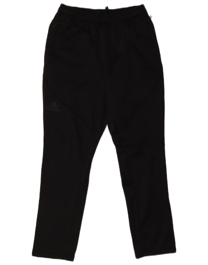Adidas Mens Climawarm Tracksuit Trousers Large Black Polyester