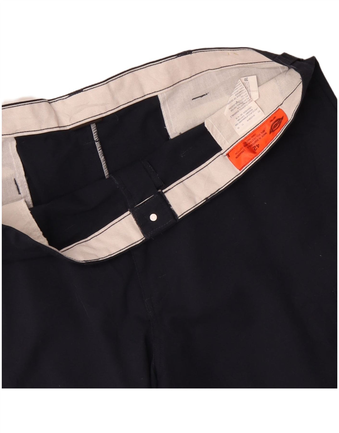 DICKIES Mens Cargo Shorts W42 2XL Navy Blue Polyester