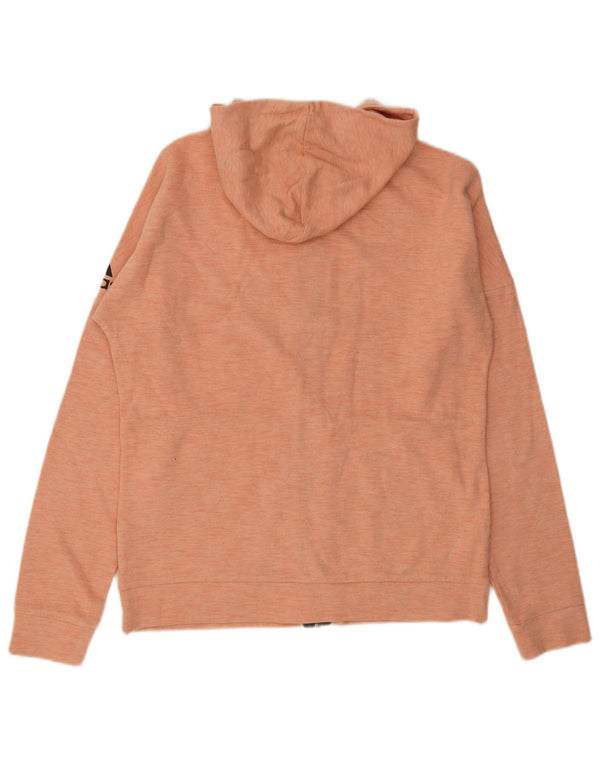 Adidas Hættetrøje med lynlås til mænd Medium Pink Flecked Bomuld