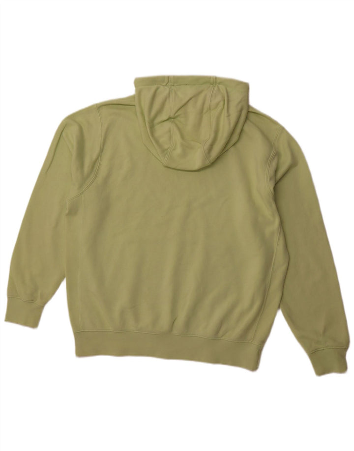 NIKE Mens Hoodie Jumper Medium Green Cotton