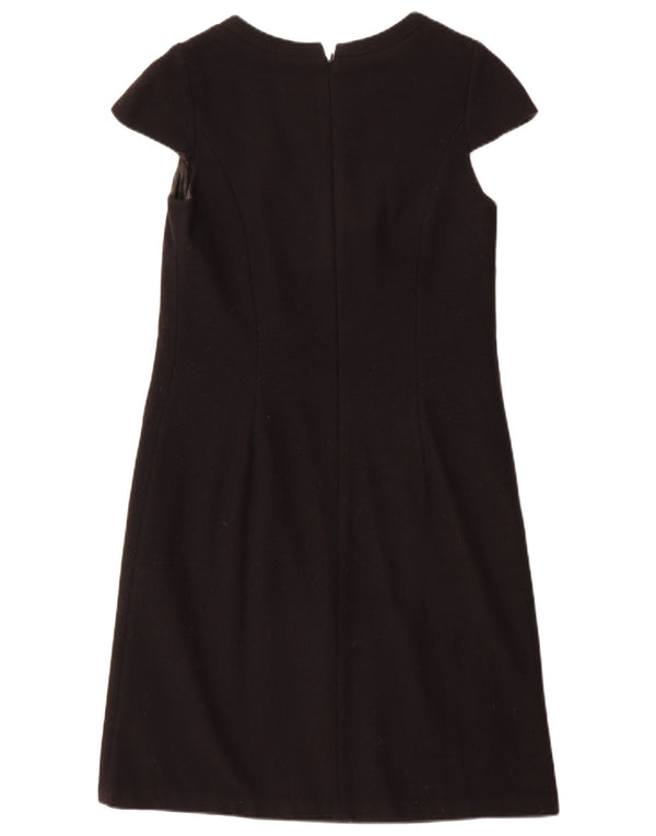 Benetton Womens Sheath Dress UK 12 Medium Black