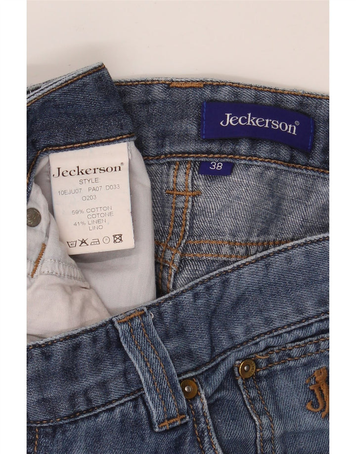 JECKERSON Mens Straight Jeans W38 L30 Blue Cotton Vintage Jeckerson and Second-Hand Jeckerson from Messina Hembry 