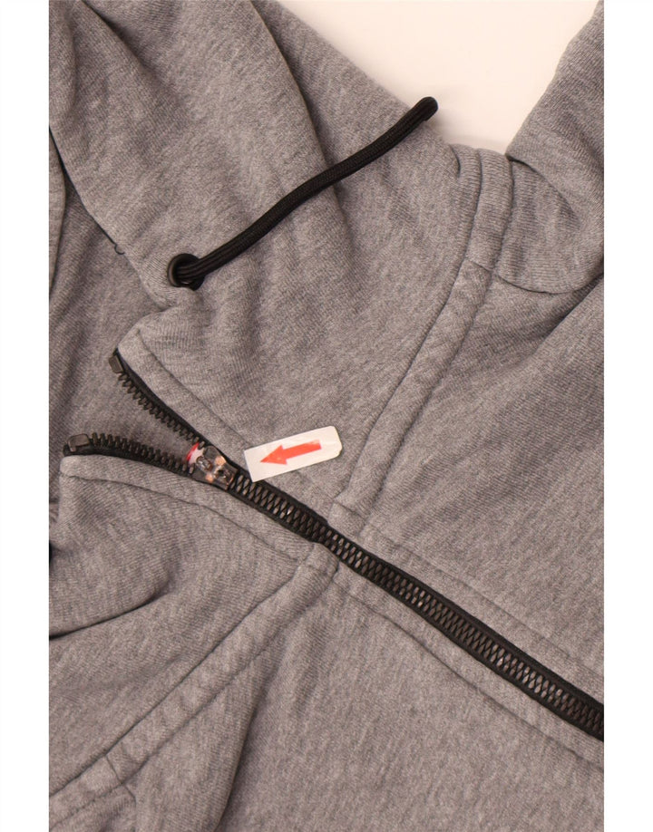 Nike Mens Zip Hoodie Sweater XL Grey Cotton
