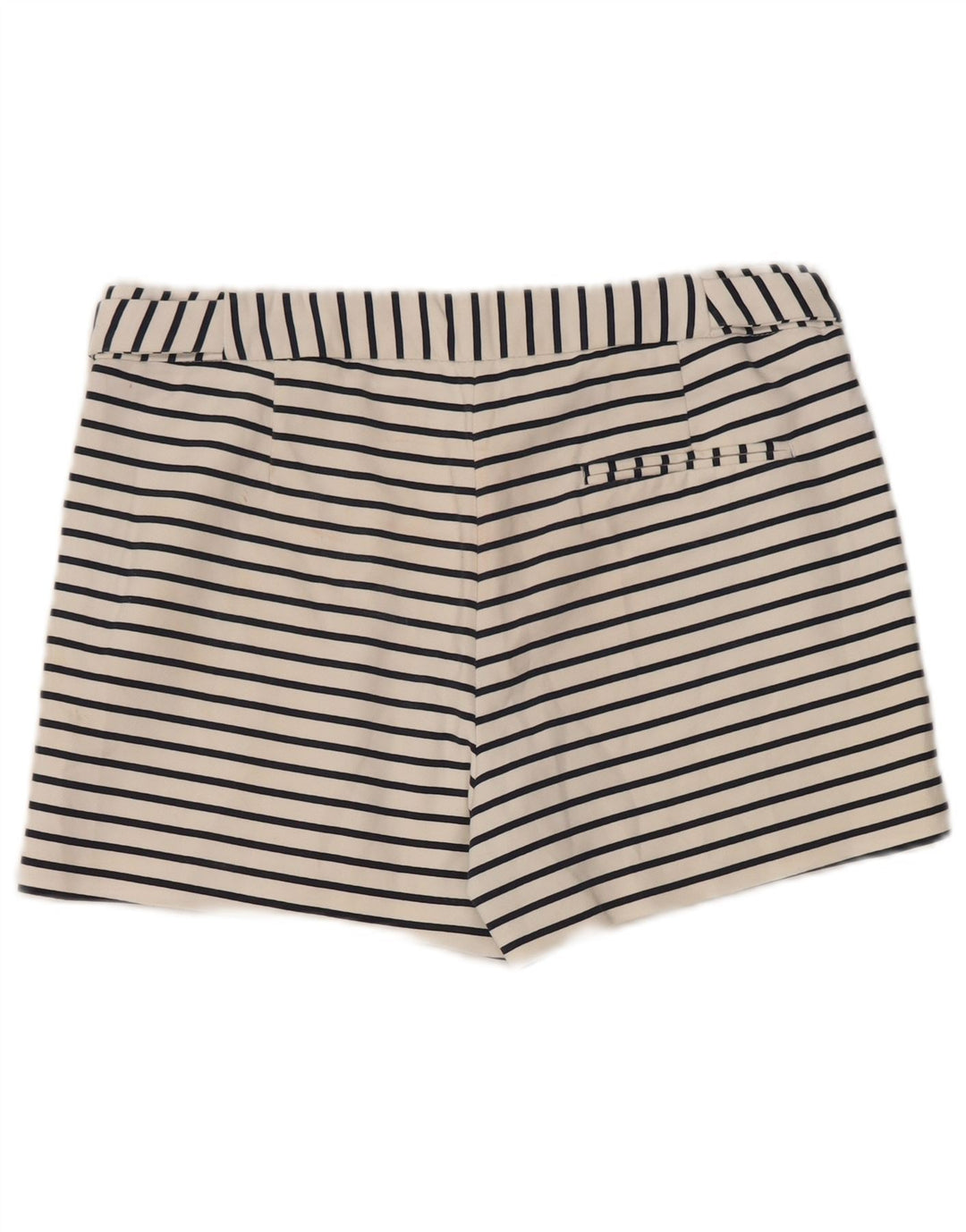 Zara Hot Pants til kvinder Medium W30 Hvidstribet bomuld