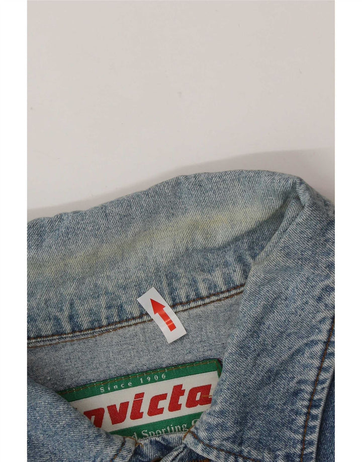 Invicta Herre denimjakke UK 40 Large Blue Cotton