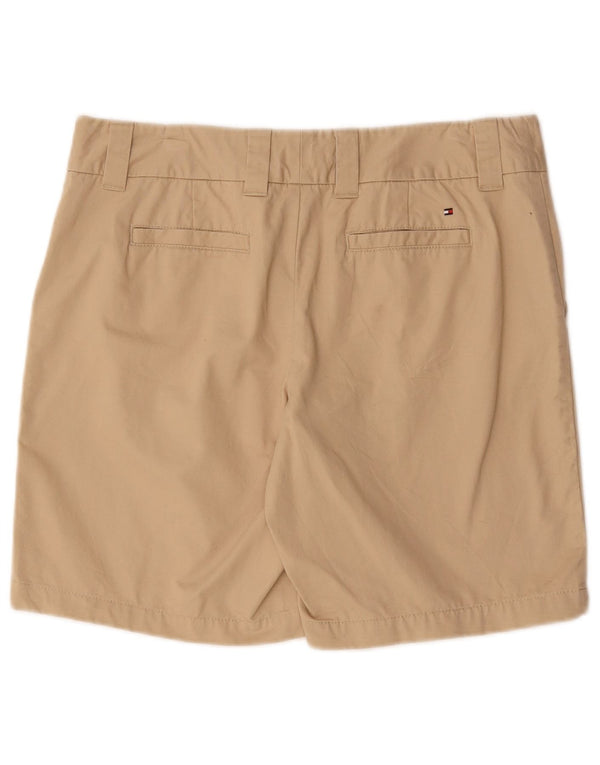 Tommy Hilfiger Chino Shorts til kvinder US 10 Large W34 Beige Bomuld