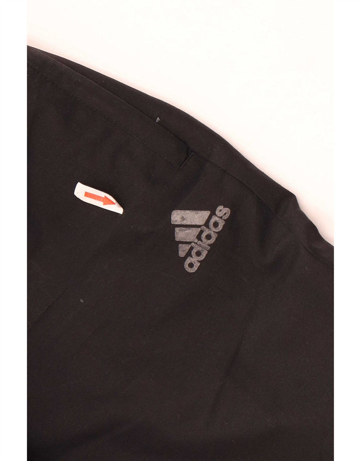 Adidas Mens Tracksuit Trousers Joggers Small Black Polyester