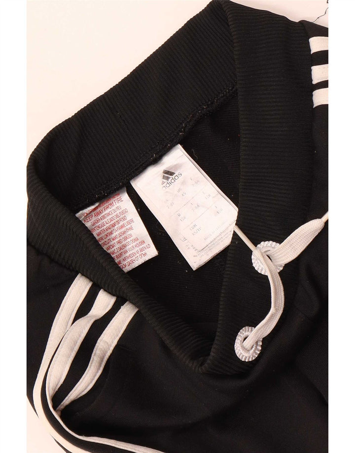 Adidas Jungen-Trainingshose, Jogginghose, 7–8 Jahre, schwarzes Polyester