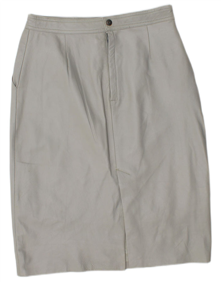 Gonna tubino vintage da donna W28 grigio medio