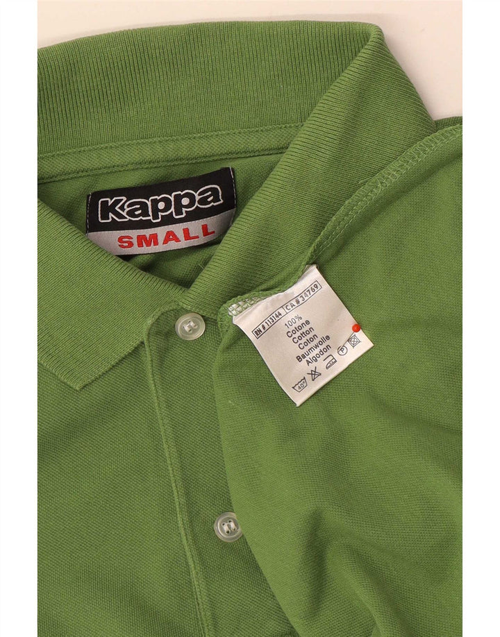 Kappa Mens Polo Shirt Small Green Cotton