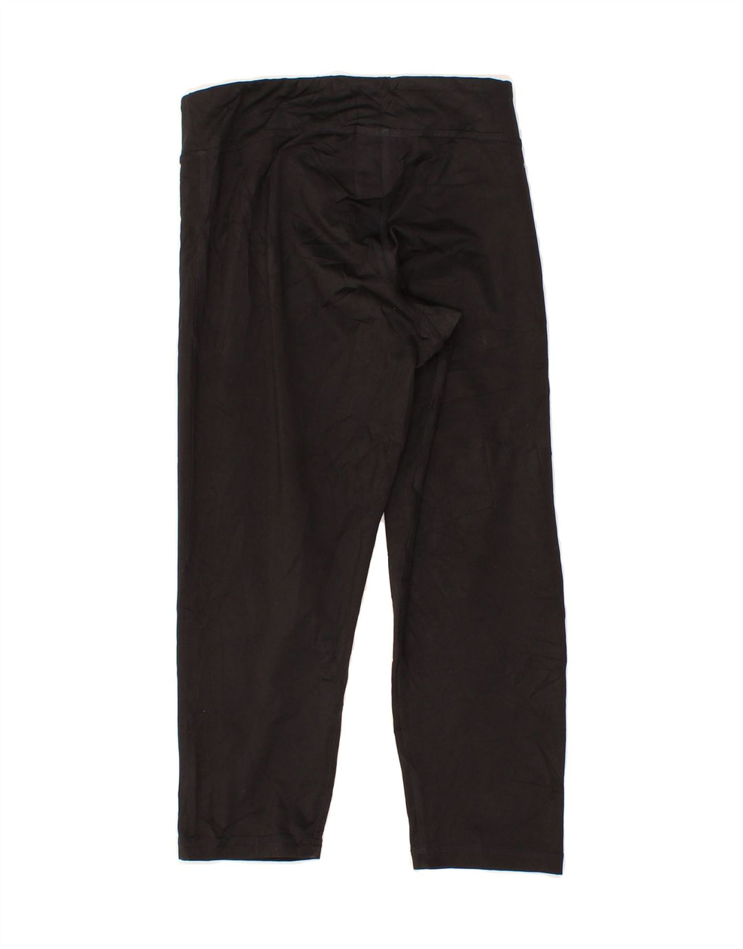 ADIDAS Womens Capri Leggings UK 12/14 Medium  Black Polyester Vintage Adidas and Second-Hand Adidas from Messina Hembry 