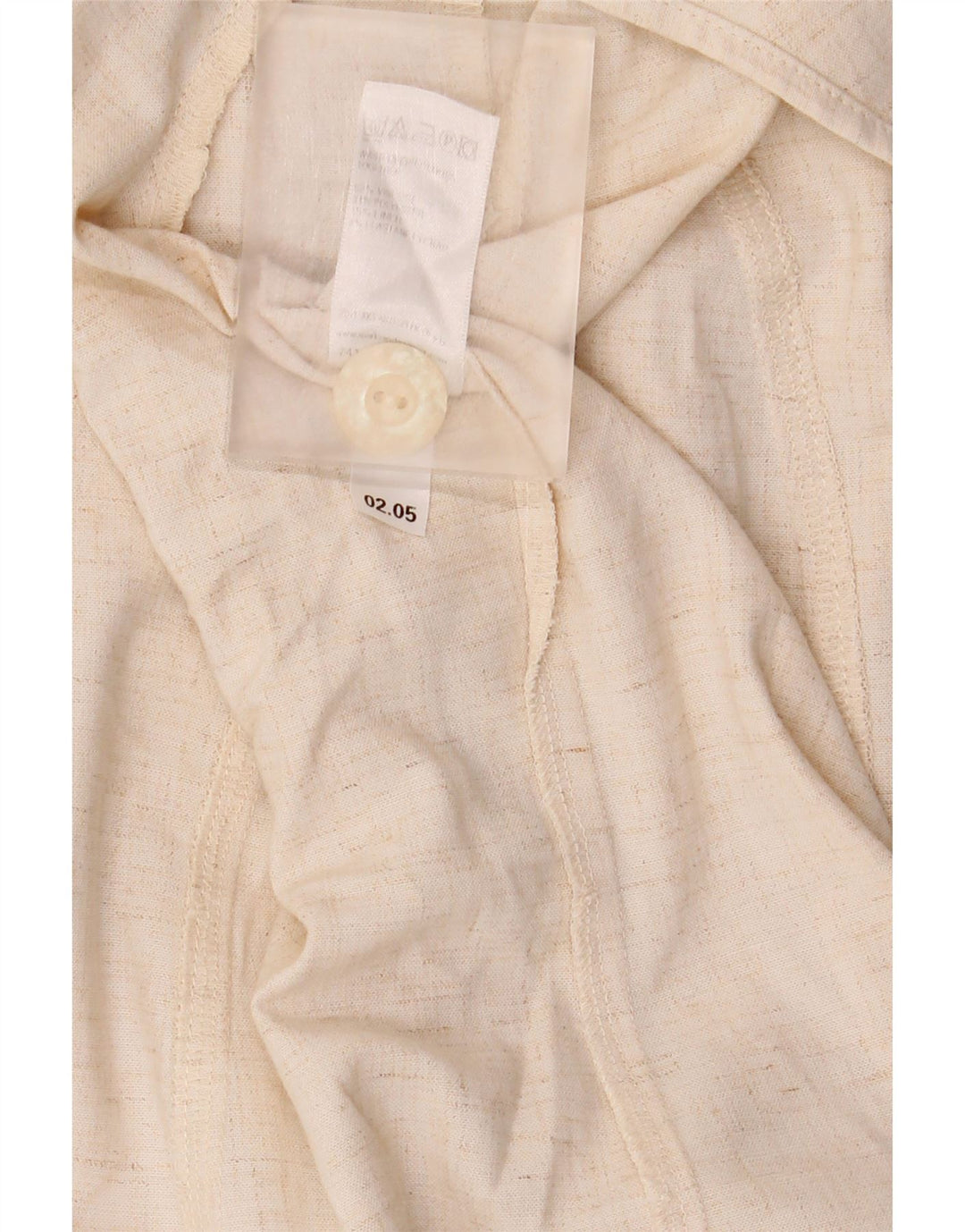 Marks & Spencer Veste blazer à 4 boutons pour femme UK 16 Large Beige Viscose