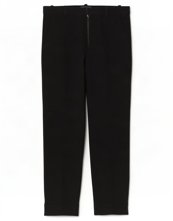 Zara Γυναικείο κωνικό παντελόνι Chino EU 38 Small W28 L26 μαύρο βαμβακερό