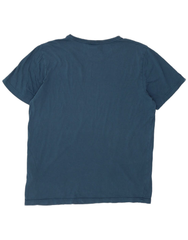 Puma Mens Graphic T-Shirt Top Large Blue