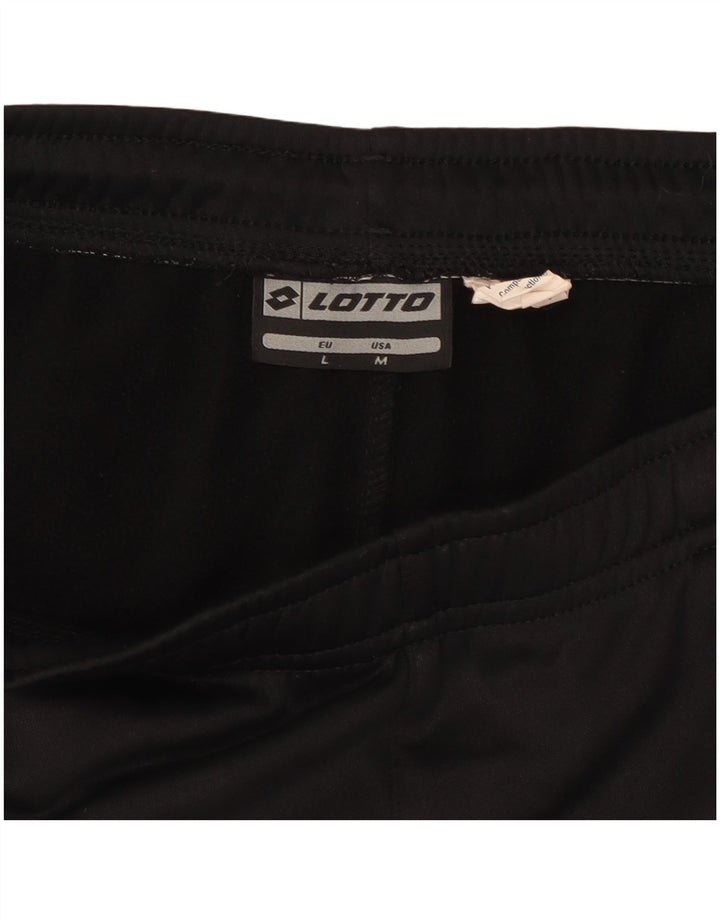Lotto Mens Tracksuit Trousers Joggers Medium  Black