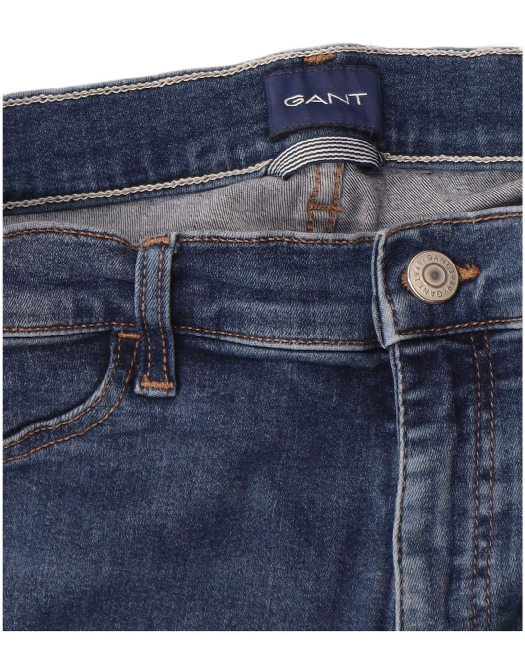 Gant Womens Skinny Jeans Medium W28 L30 Blue Cotton