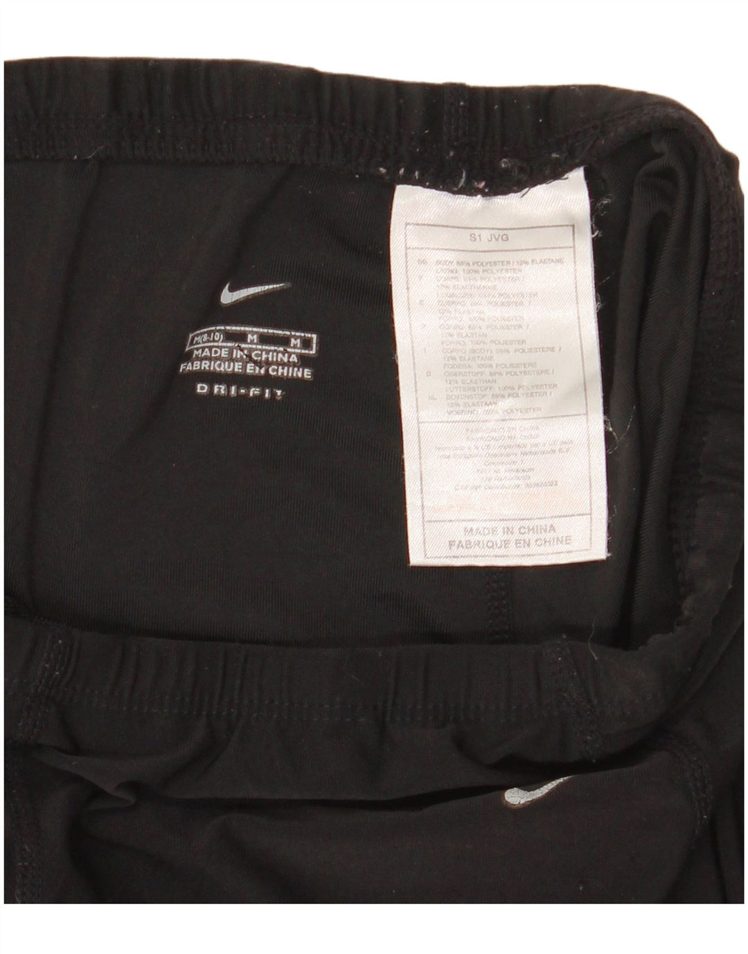 Legging Nike Femme US 8/10 Noir Moyen Polyester
