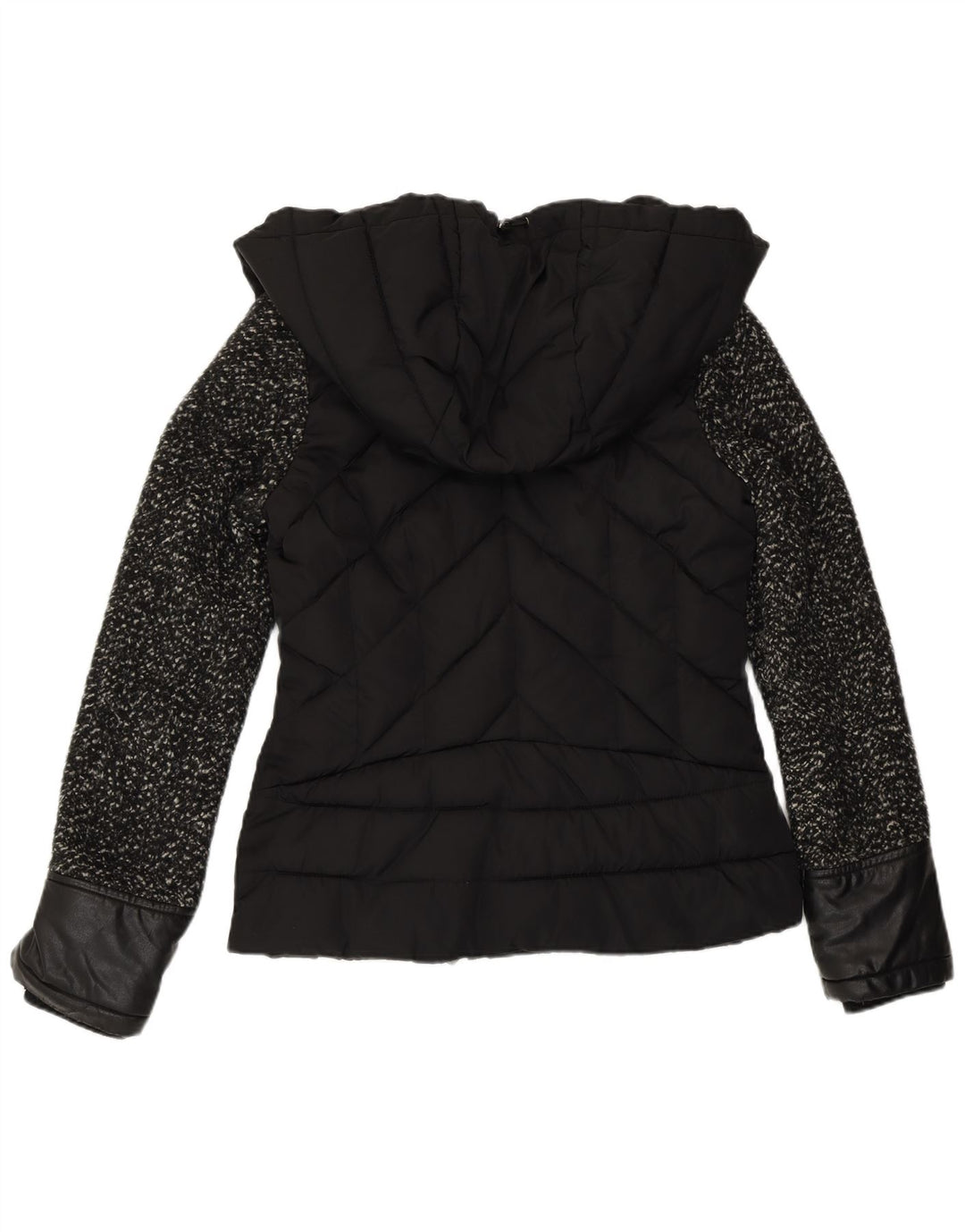 Giacca imbottita con cappuccio da donna Pinko UK 10 piccola poliestere nero