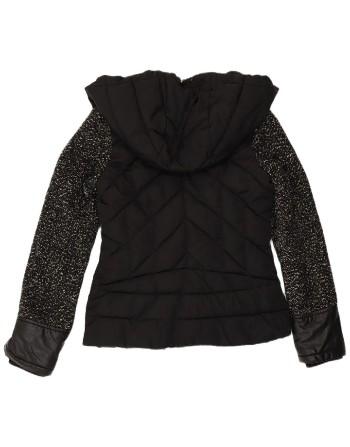 Giacca imbottita con cappuccio da donna Pinko UK 10 piccola poliestere nero