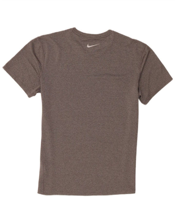 Camiseta Nike Masculina Dri Fit Top Grande Cinza Poliéster