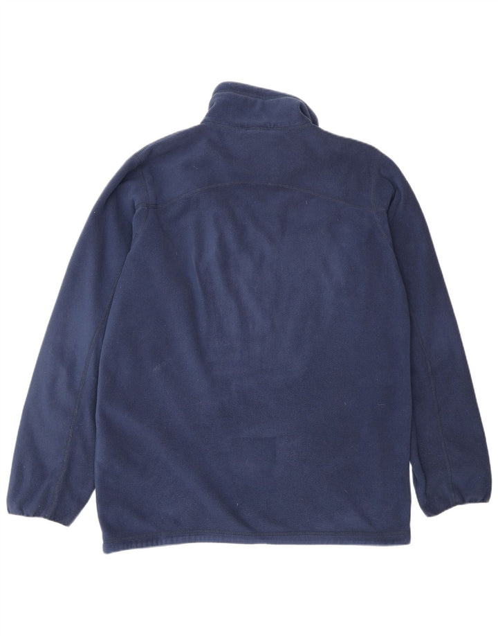 Helly Hansen Mens Regular Fit Fleece Jacket UK 40 Large Navy Blue Polyester