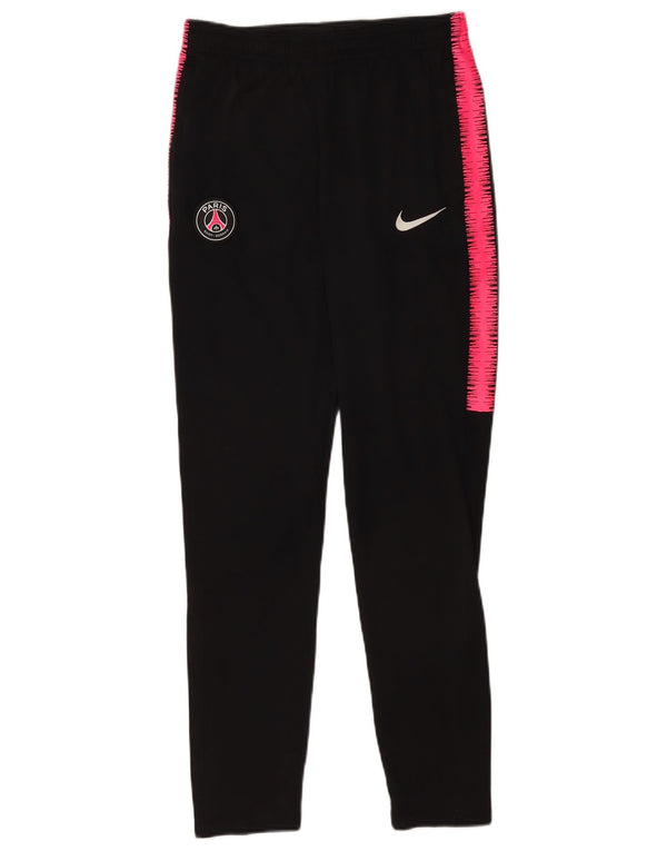 Nike Womens Paris Saint- Germain Tracksuit Trousers UK 10 Small Black