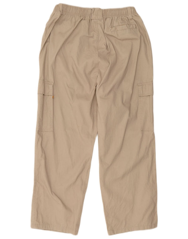 Calça cargo reta masculina Farah XL W34 L27 algodão bege
