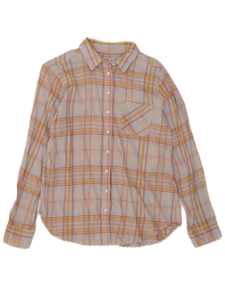 Fat Face Womens Flannel Shirt UK 12 Medium Multicoloured Check Cotton