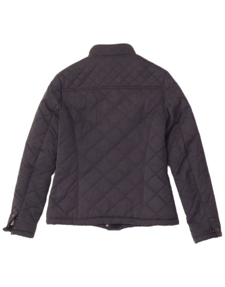 Giacca trapuntata da donna Fat Face UK 8 Small Poliestere blu navy