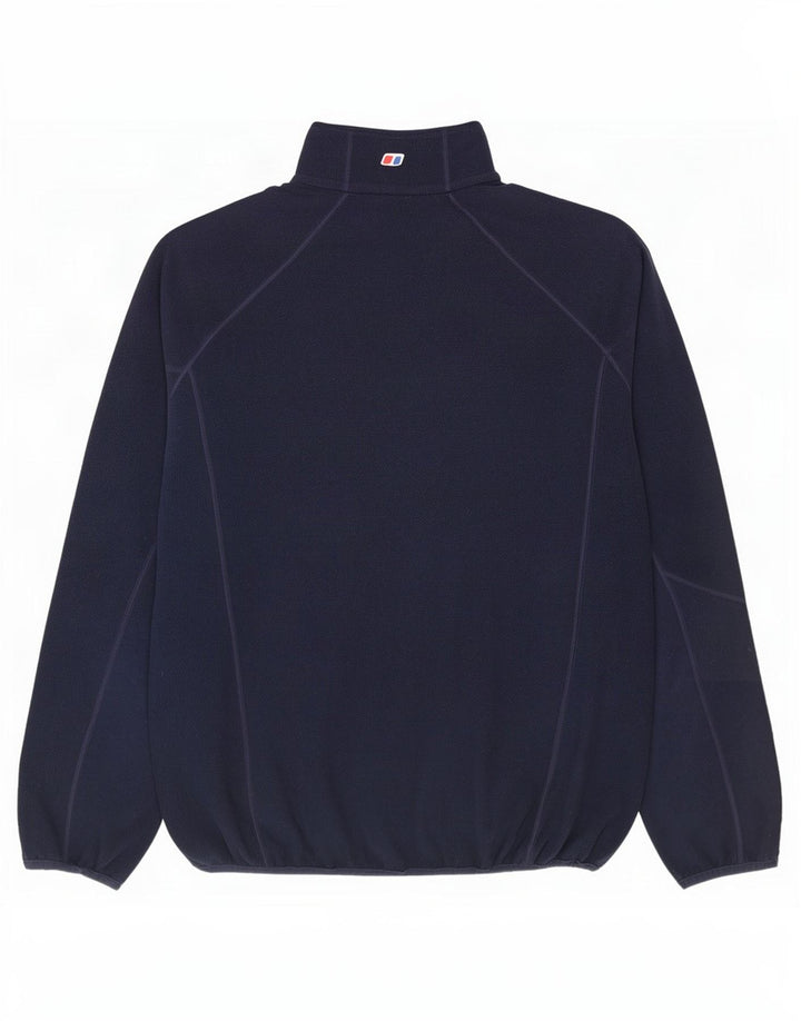 Berghaus Ανδρικό φερμουάρ Fleece Jumper Μεγάλο Navy Blue Polyester