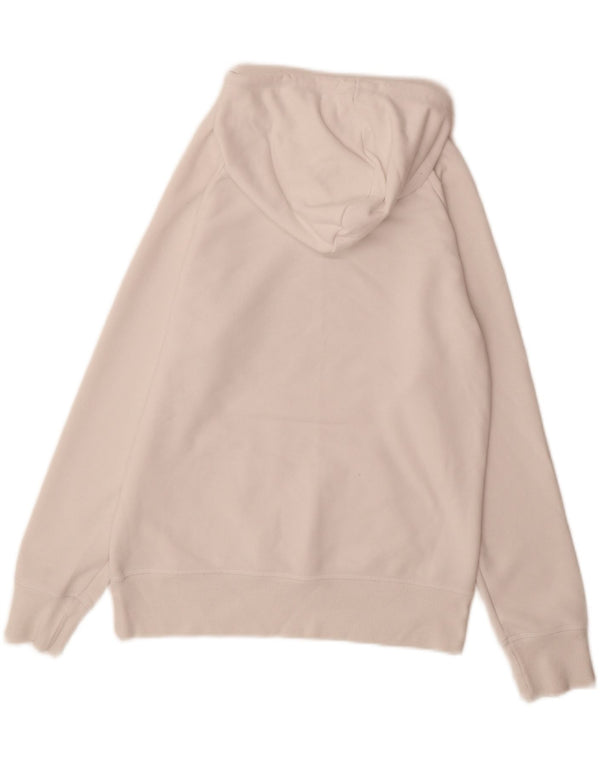 New Balance Damen Graphic Hoodie Pullover UK 10 Small Weiß