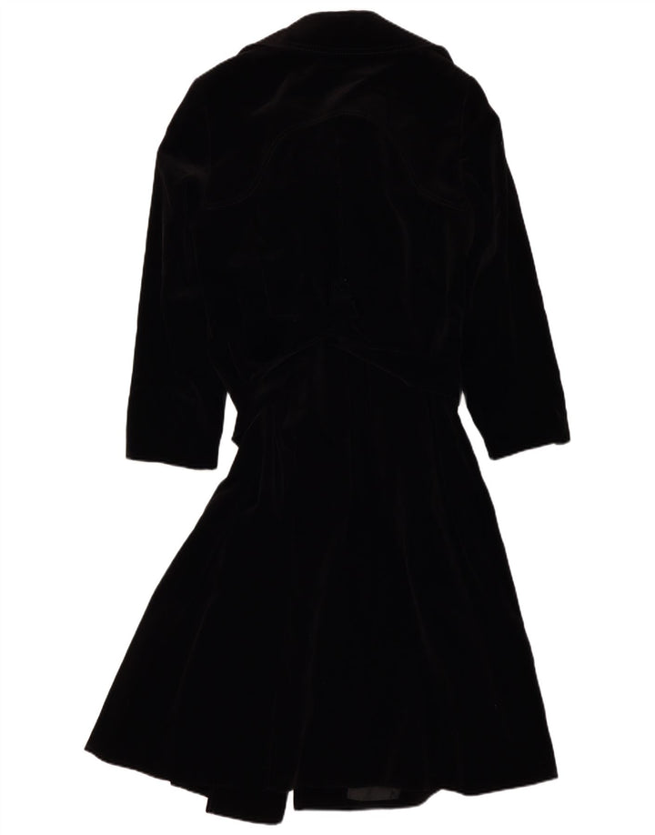 Your Sixth Sense Womens Trench Coat IT 44 Medium Black