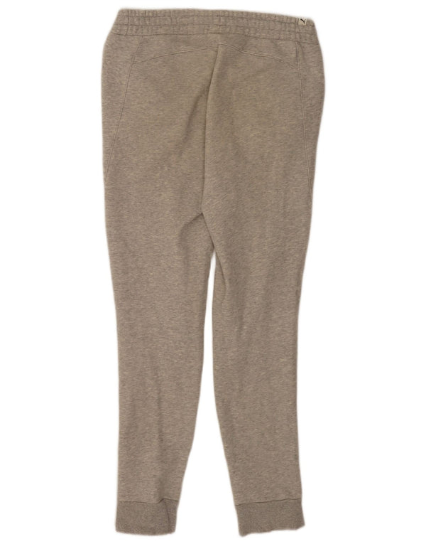 Puma Womens Tracksuit Trousers Joggers UK 8 Small Grey Cotton Sports