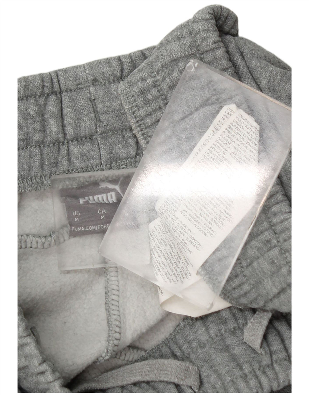 Puma Mens Tracksuit Trousers Joggers Medium  Grey Cotton