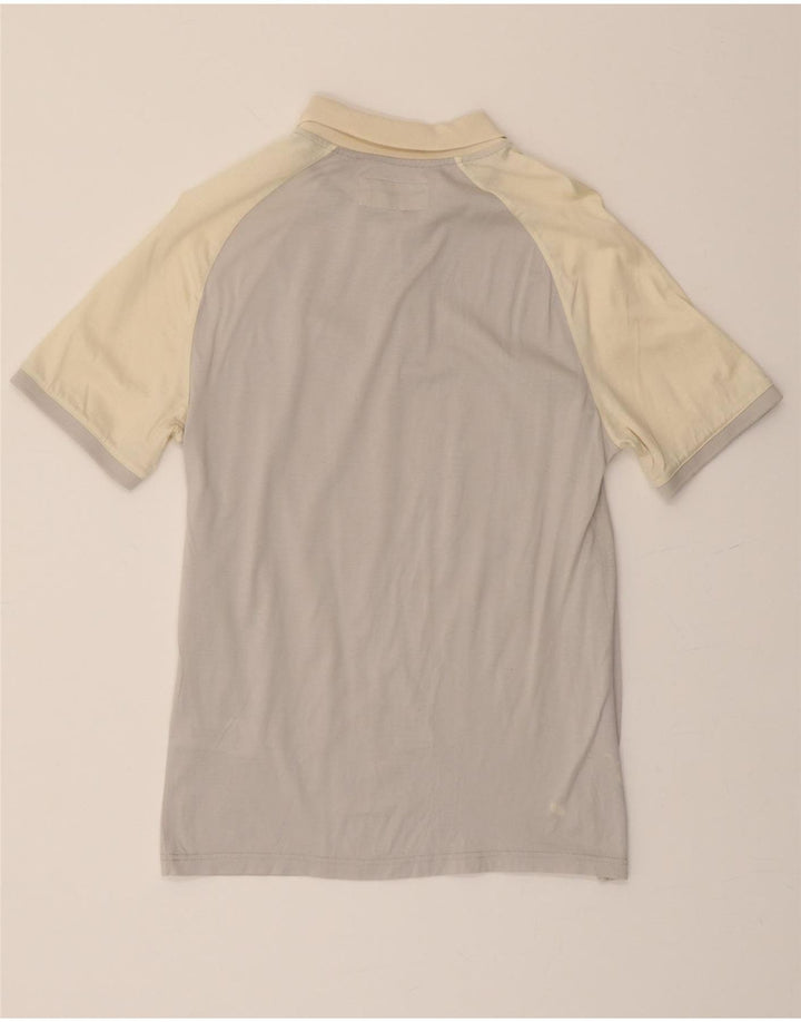 TED BAKER Mens Polo Shirt Size 2 Small Grey Colourblock Cotton Vintage Ted Baker and Second-Hand Ted Baker from Messina Hembry 