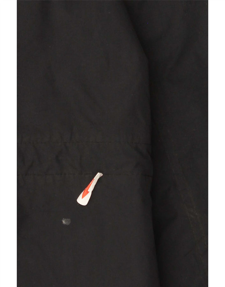 Mountain Warehouse Mens Hooded Raincoat UK 40 Large Black Nylon